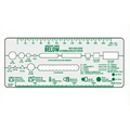 Electrical Ruler 2 with Cutouts (6"x2.5"x0.03")